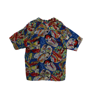 80's ALOHA shirt  (AVANTI SILK REPLICA)