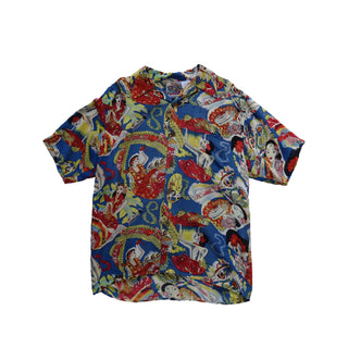 80's ALOHA shirt  (AVANTI SILK REPLICA)