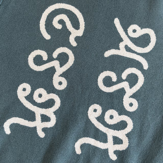 Cashmere blend jacquard knit 5th Anniv.