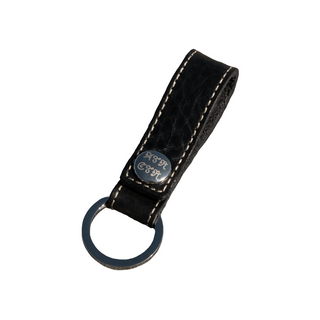 Hand stitch leather key strap